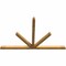 Ekena Millwork Saratoga Rough Sawn Timber Gable Bracket, Western Red Cedar, 108"W x 68"H x 4"D x 4"F, 15/12 Pitch GBW108X68X0404SAR00RWR - alternate 3